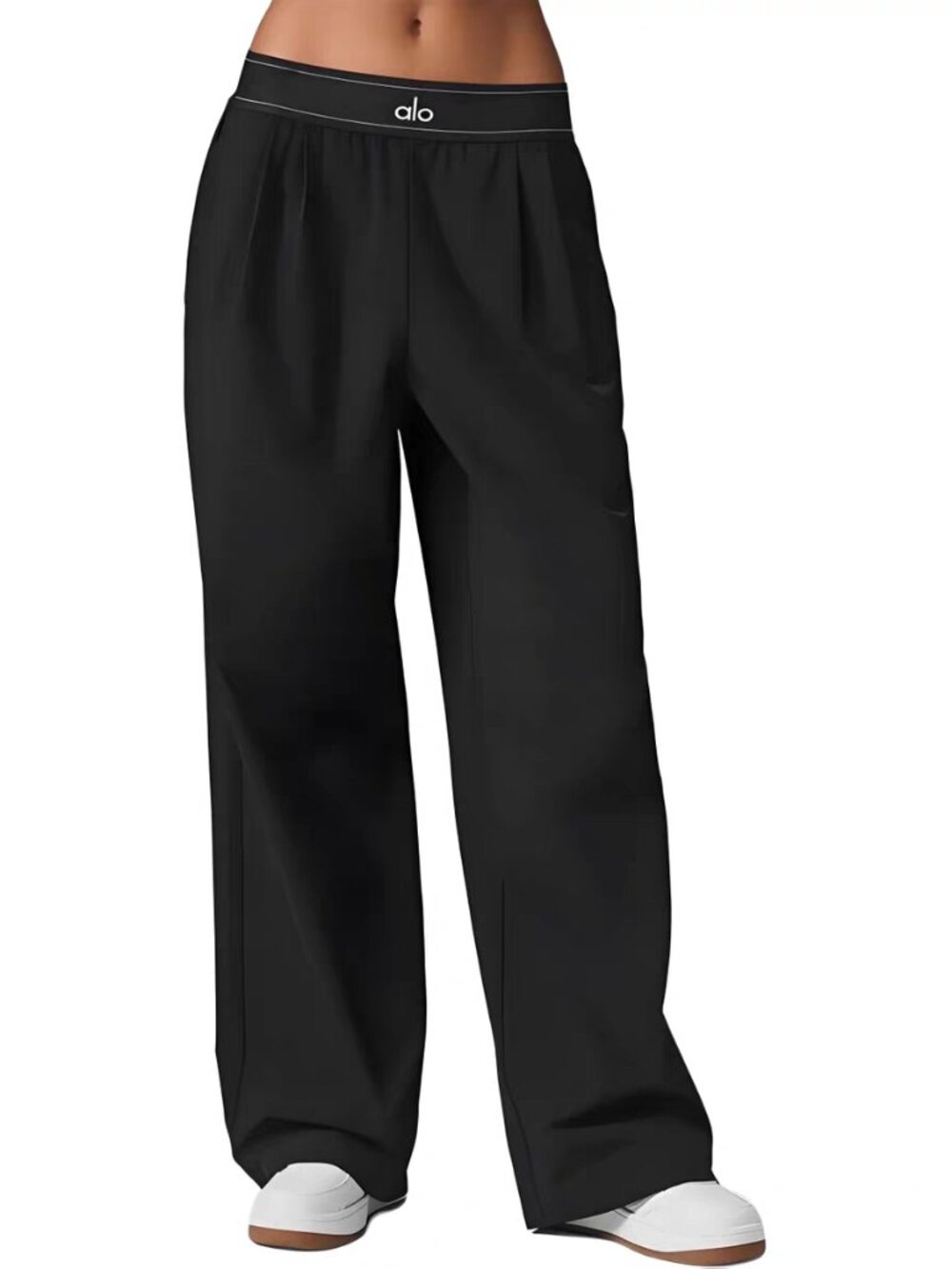 Alo Yoga Black Wide-Leg Pants Regular Length (S/M/L Size)⭐ Bestselling Pants🔥 - Picture 5 of 7